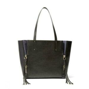 Chloe Milo Tote - Black Leather